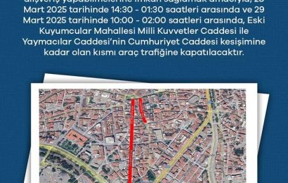 Balıkesir’de Ramazan Bayramı Alışverişi İçin Trafik Düzenlemesi