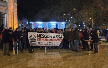 Bandırma’da Gazze’ye Destek ve Terör Laneti