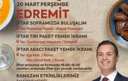 Balıkesir’de Ramazan Sofraları İlçe İlçe Kuruluyor