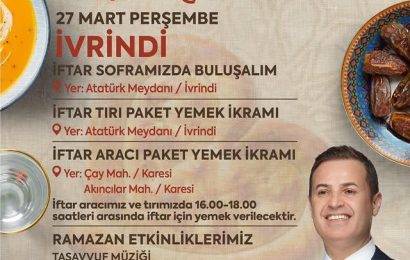 Balıkesir’de Ramazan Coşkusu: 400 Bin Kişiye İftar
