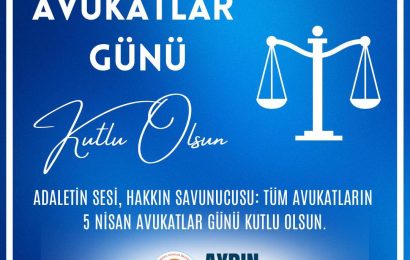 5 Nisan Avukatlar Günü Kutlandı
