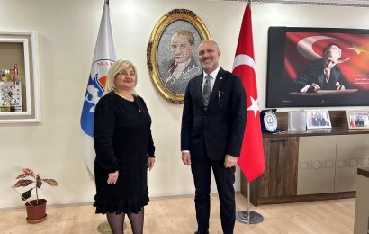 Ziraat Bankası Müdürü, Marmara Adaları Belediye Başkanı’nı Ziyaret Etti