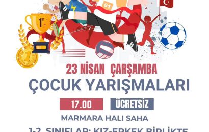 Marmara Adalar Belediyesi’nden 23 Nisan Çocuk Yarışmaları Düzenleniyor