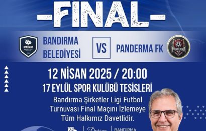 Bandırma Şirketler Ligi Futbol Turnuvası Final Heyecanı
