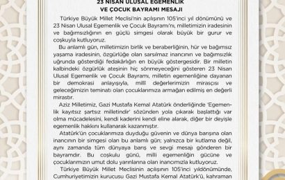 Balıkesir’de 23 Nisan Coşkusu: Vali Ustaoğlu’ndan Mesaj
