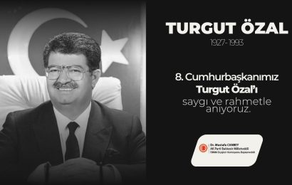 Turgut Özal Vefatının Yıl Dönümünde Anıldı