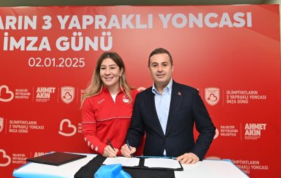 Balıkesir Büyükşehir Belediye Başkanı Ahmet Akın’dan Güreşçi Yasemin Adar Yiğit’e Veda