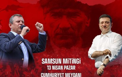 Ekrem İmamoğlu Destekçileri Samsun’da Buluşacak