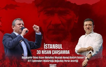 Ekrem İmamoğlu’na Destek: Başakşehir’de Özgürlük Yürüyüşü