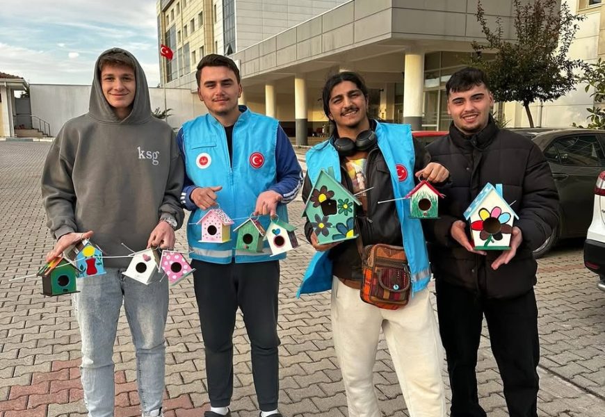 Gönen’de Üniversite Öğrencilerinden Doğayı Koruma Projesi