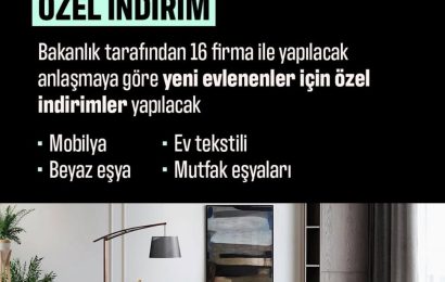 Aile ve Sosyal Hizmetler Bakanlığı, Evlenen Genç Çiftlere Destek Veriyor: Özel İndirim Kampanyası Başlatıldı