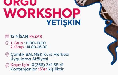 Balıkesir’de Makrome Örgü Workshop’u Düzenleniyor