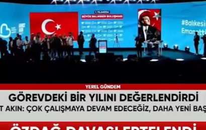 Balıkesir Büyükşehir Belediyesi, 1 Yıllık Dönem Hesabını Verdi ve Gelecek Vizyonunu Paylaştı