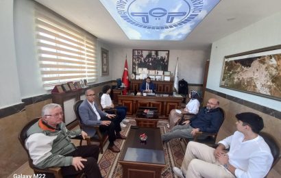 Bandırma İmam Hatip Lisesi Öğrencileri Müftüyü Ziyaret Etti