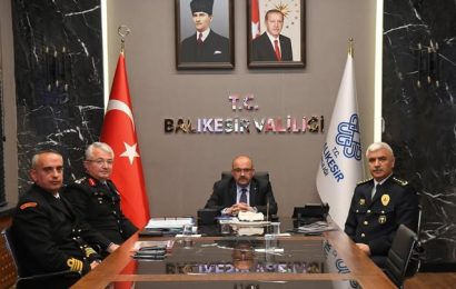 Balıkesir Valisi, Asayiş ve Güvenlik Konularını İçişleri Bakanı ile Görüştü