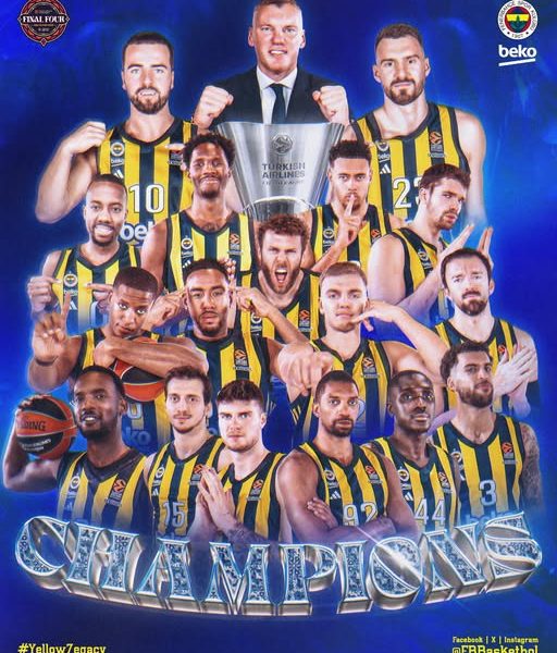 Fenerbahçe Basketbol, THY Avrupa Ligi Şampiyonu Oldu