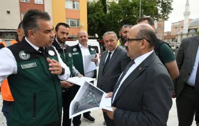 Balıkesir’de Çay Deresi Taşkın Koruma İnşaatı İncelemesi