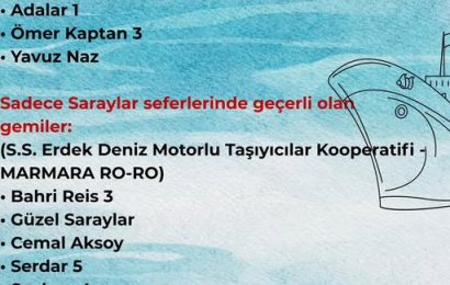 Marmara Adaları’nda Adakart Sahiplerine Ulaşım Desteği: Deniz Ulaşımında İndirim