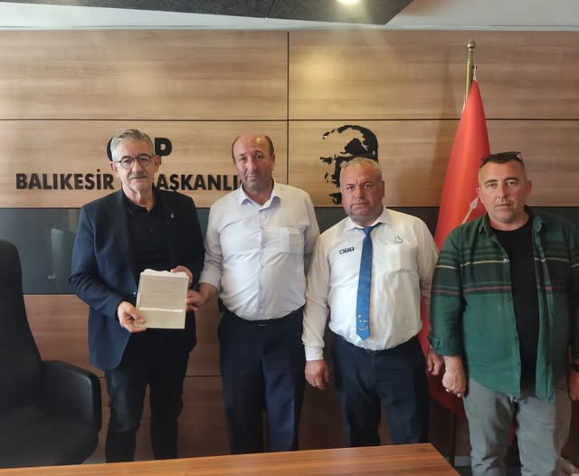 CHP Balıkesir İl Başkanlığı, Selimiye Mahallesi Muhtarı’nı Ziyaret Etti