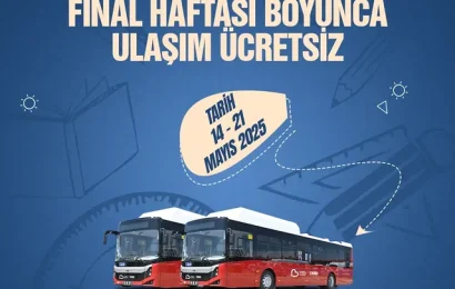Balıkesir’de Öğrencilere Final Sınavı Döneminde Ulaşım İmkanı