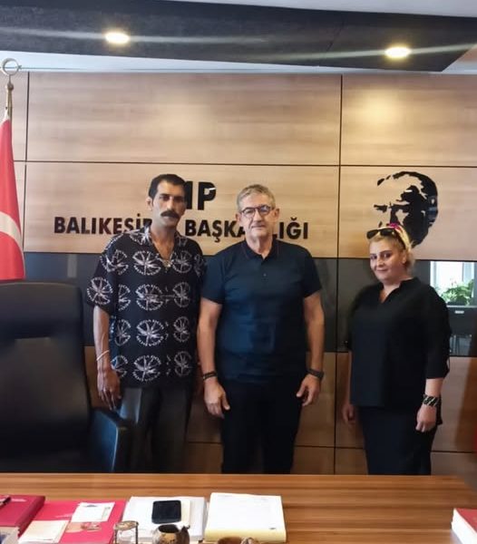 CHP Balıkesir İl Başkanlığı’na Roman Federasyonu Ziyareti