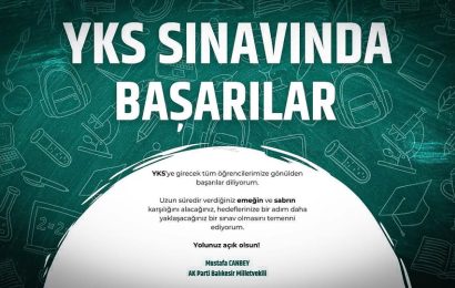 YKS Heyecanı Başladı: Öğrencilere Başarı Dilekleri