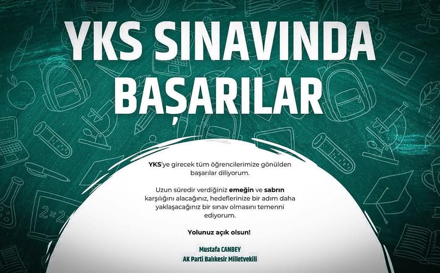 YKS Heyecanı Başladı: Öğrencilere Başarı Dilekleri