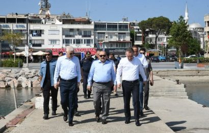 Balıkesir Valisi Ustaoğlu Edremit’te Sivil Tekne İncelemesi Gerçekleştirdi