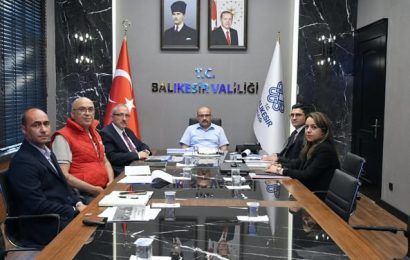 Balıkesir Valiliği’nde AB Projeleri Değerlendirme Toplantısı Yapıldı