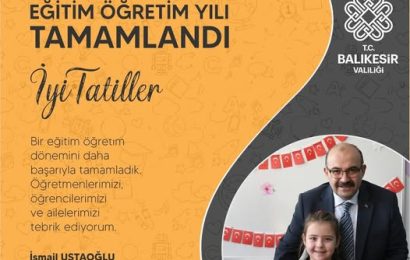 Balıkesir’de Öğrenciler Karne Heyecanı Yaşadı