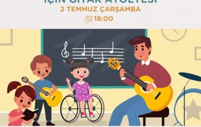 Çınarlı’da Çocuklar Gitarla Tanışıyor: Ücretsiz Atölye Düzenleniyor