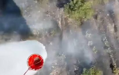 Kepsut’ta Nusret ve Sarıfakılar Mahallelerinde Yangın Söndürme Çalışmaları Devam Ediyor