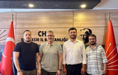 CHP Balıkesir İl Başkanlığı Gençlik Kolları, İl Başkanı Köybaşı’nı Ziyaret Etti
