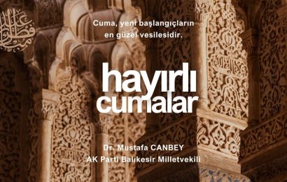 Hayırlı Cumalar Dileğiyle Dualarda Buluşulacak