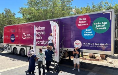 Balıkesir’de Ücretsiz Kanser Taraması Başladı: Erdek’te Mobil KETEM Tırı Hizmete Girdi