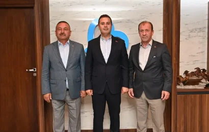 Balıkesir Büyükşehir Belediyesi, Taşıyıcılar Kooperatifi Başkanı ve Vekilini Ağırladı