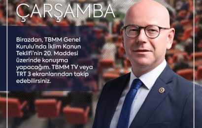 TBMM’de İklim Kanun Teklifi Görüşmeleri Başladı