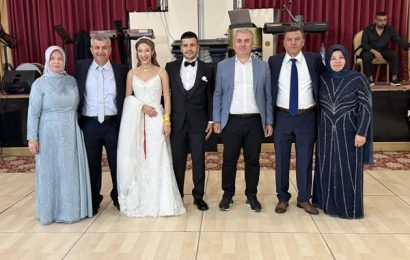 Karesi’de Eda ve Serkan Çiftinin Mutluluğu Paylaşıldı