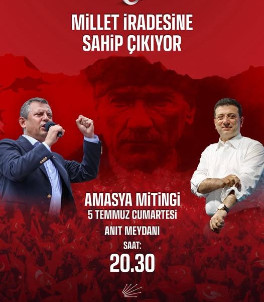 Amasya’da Seçim Mücadelesi Anıt Meydanı’nda Yükseliyor