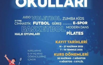 Bandırma Belediyesi Yaz Spor Okulları Kayıtları Başladı