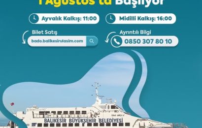 Balıkesir’den Midilli’ye Yeni Deniz Ulaşım Hattı: BADO Seferleri Başlıyor