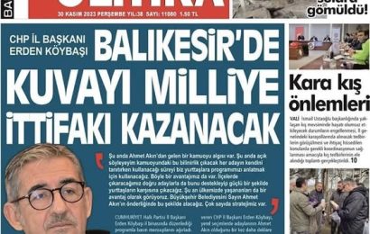 CHP Balıkesir İl Başkanı: Ülke İktidarı Hedefinde Kararlılık
