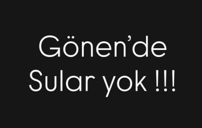 Gönen’de Sular Yok: Vatandaşlar Susuzlukla Mücadele Ediyor, BASKİ’den Aynı Bahaneler