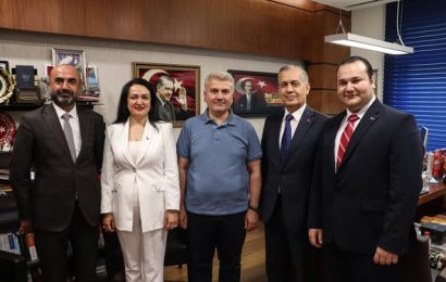 Tüm İşveren Sendikaları Konfederasyonu Heyeti Gazi Meclis’i Ziyaret Etti