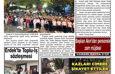 Erdek’te Yerel Haberler: 18 Temmuz 2025 Tarihli Gelişmeler