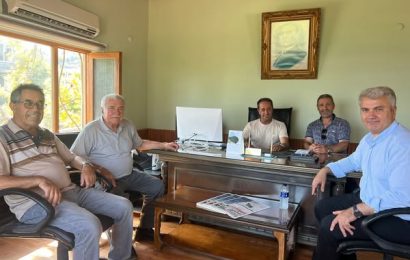 Erdek İlçe Başkanı Canbey, Tatlısu Mahallesi Muhtarı ile Bir Araya Geldi