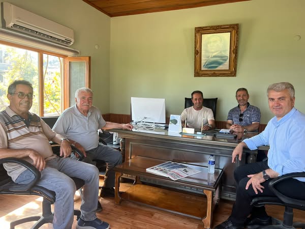 Erdek İlçe Başkanı Canbey, Tatlısu Mahallesi Muhtarı ile Bir Araya Geldi