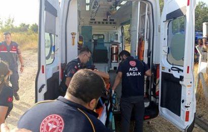 Erdek’te Tek Taraflı Trafik Kazası: Sürücü Kurtarıldı