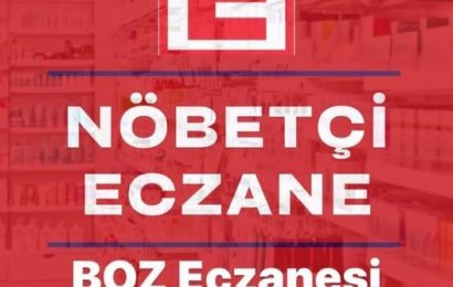 Gönen’de Nöbetçi Eczane Bilgisi: BOZ Eczanesi