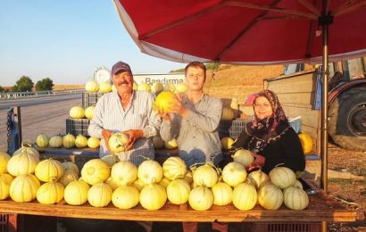 Gönen Bandırma Yolu’nda Kavun Keyfi: Emekçi Kavuncular Misafirlerini Bekliyor